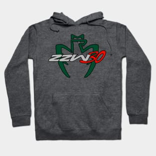 TunerTeez: ZZW30 "the Phoenix Returns" (electric green mica) Hoodie